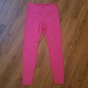 Off The Pole Pink Embossed Leggings - Size Large